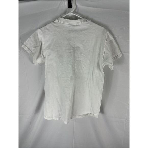 VTG Men In Black Alien Attack Universal Studios Tee Size Small Stain See Pics - Picture 3 of 3